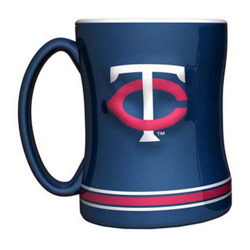 Logo Brands Minnesota Twins 14oz Sculpted Relief Mug