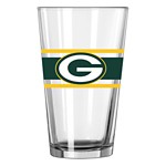 Logo Brands Green Bay Packers 16oz. Stripe Pint Glass - Thumbnail 1 of 2