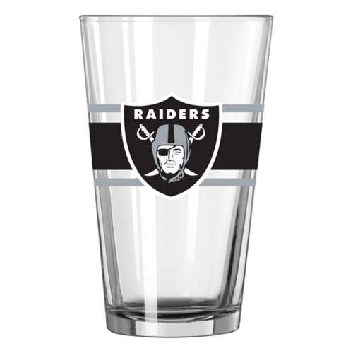 Logo Brands Las Vegas Raiders 16oz. Stripe Pint Glass