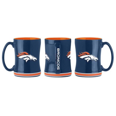 Logo Brands Denver Broncos Sculpted Relief Mug