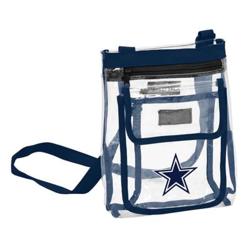 Logo Brands Dallas Cowboys Crossbody Stadium Clear Bag