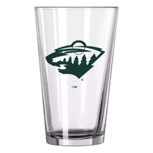 Logo Brands Minnesota Wild 16oz. Gameday Glass