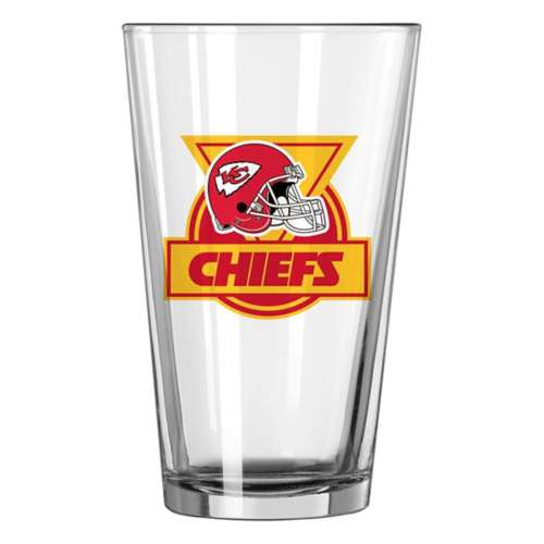 Logo Brands Kansas City Chiefs Retro 16oz. Gameday Glass