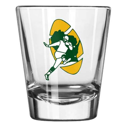 Logo Brands Green Bay Packers Retro 2oz. Gameday Shot Glass