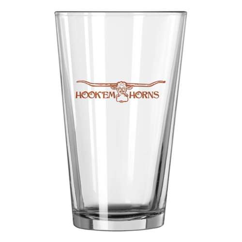 Logo Brands Texas Longhorns Gameday Retro 16oz. Glass