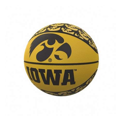 Logo Brands Iowa Hawkeyes Mini Rubber Basketball