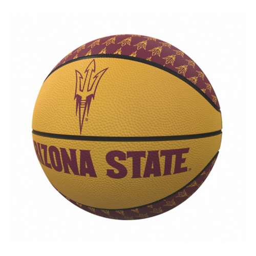 Logo Brands Arizona State Sun Devils Repeating Logo Mini Size Rubber Basketball