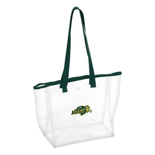 Logo Brands North Dakota State Bison Clear Stadium Tote Bag