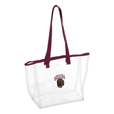 Logo Brands Montana Grizzlies Clear Stadium Tote Bag