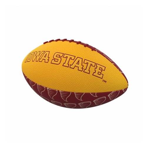 Logo Brands Iowa State Cyclones Mini-Size Rubber Football - Primary Image