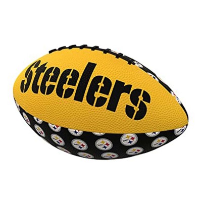 Logo Brands Pittsburgh Steelers Mini Rubber Football