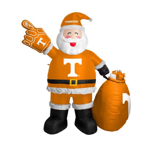 Logo Brands Tennessee Volunteers Inflatable Santa - Primary Image