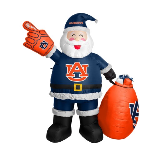 Logo Brands Auburn Tigers Inflatable Santa - Primary Image