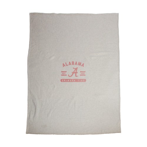Logo Brands Alabama Crimson Tide Sublimated Sweatshirt Blanket - Primary Image