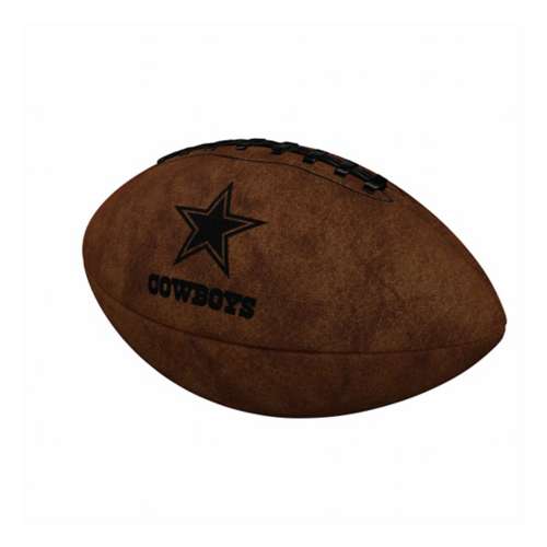 Logo Brands Dallas Cowboys Mini Leather Football