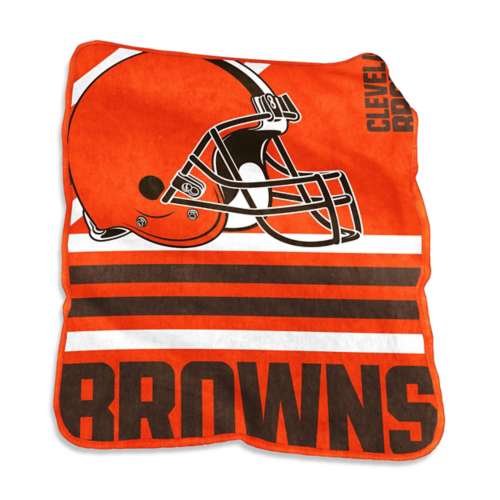 Logo Brands Cleveland Browns Raschel Throw Blanket