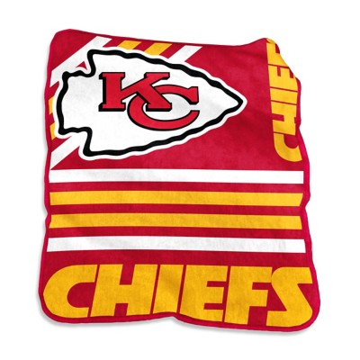 Logo Brands Kansas Chiefs Raschel Throw Blanket