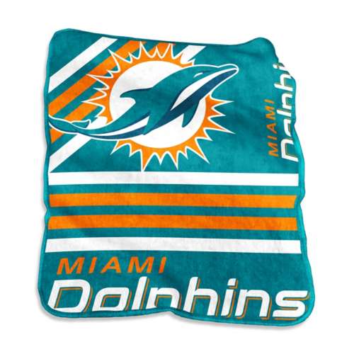 Logo Brands Miami Dolphins 50x60 Logo Blanket