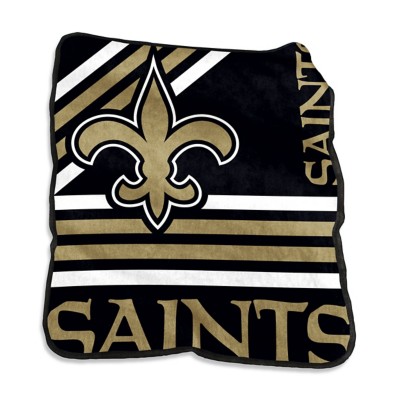Logo Brands New Orleans Saints Raschel Blanket