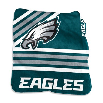 Logo Brands Philadelphia Eagles Raschel Throw Blanket