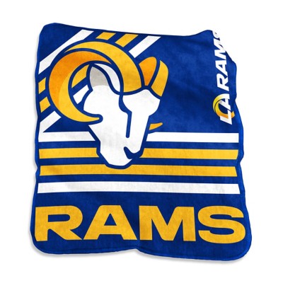 Logo Brands Los Angeles Rams Raschel Blanket