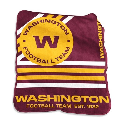 Logo Brands Washington Commanders Raschel Throw Blanket