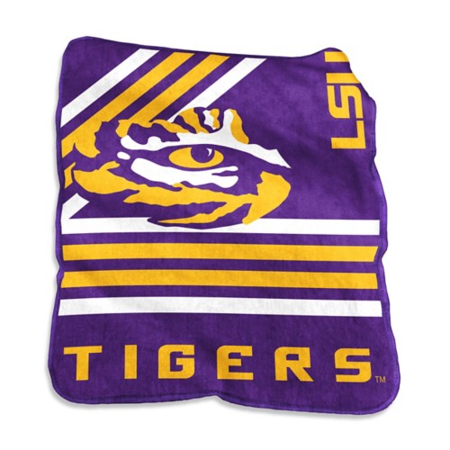 Logo Brands LSU Tigers 50x60 Raschel Throw - Primary Image
