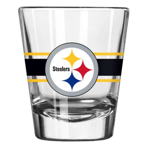 Logo Brands Pittsburgh Steelers 2oz. Striped Shot Glass