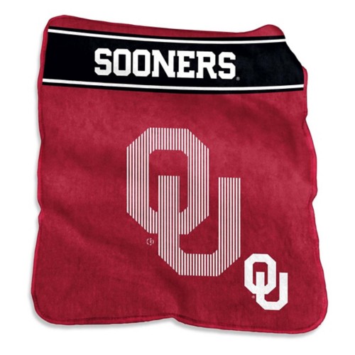 Logo Brands Oklahoma Sooners 60x80 Raschel Throw