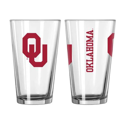 OKLAHOMA SOONERS DRINKWARE WINE GLASS - My Gameday Store