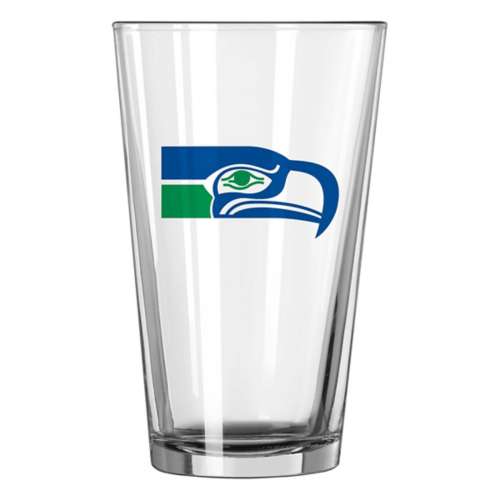 Logo Brands Seattle Seahawks 16oz. Retro Gameday Glass