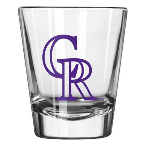 Logo Brands Colorado Rockies 2oz. Retro Gameday Shot Glass