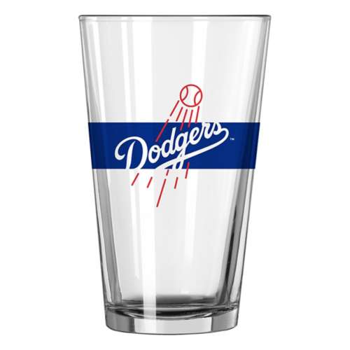 Logo Brands Los Angeles Dodgers 16oz. Stripe Pint Glass