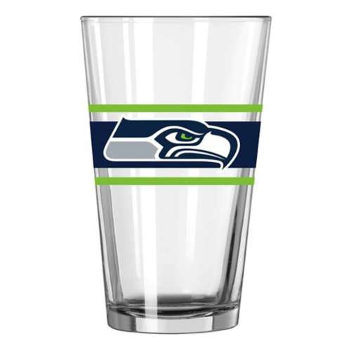 Logo Brands Seattle Seahawks 16oz Stripe Pint Glass