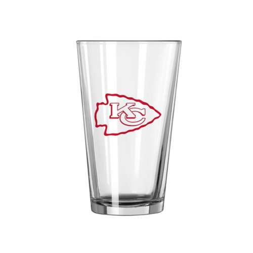 Logo Brands Kansas City Chiefs Gameday 16oz Glass