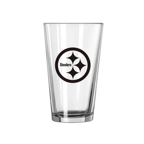 Logo Brands Pittsburgh Steelers Gameday 16oz Glass