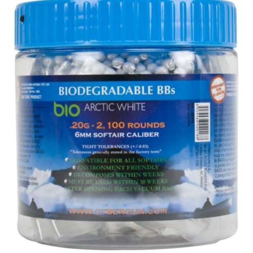Soft Air Biodegradeable Airsoft BB's 2000 ct