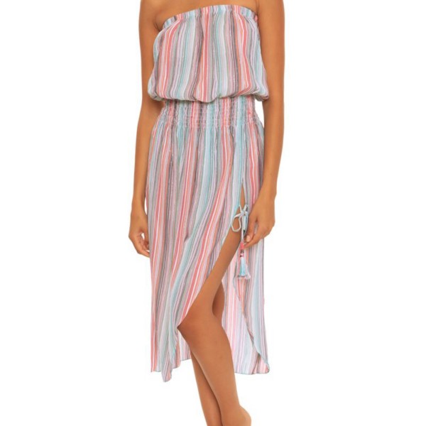 Women's Becca Strapless Midi Dress Swim Cover Up product image