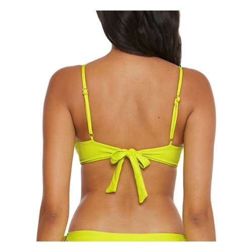Women's Becca Prima Twist Front Swim Bikini Top