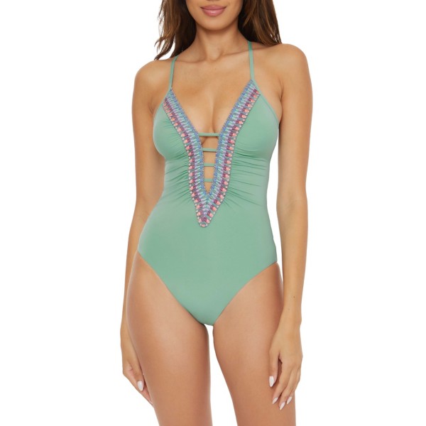 Women’s Becca Clare One Piece Swimsuit Small Mineral