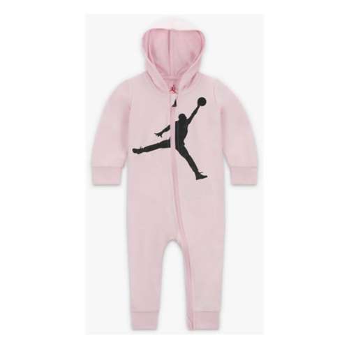 Baby Girls' Jordan Jumpman Full-Zip Hooded Long Sleeve Coverall