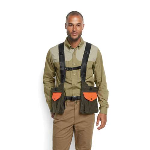 Men's Orvis Waxed Cotton Strap Vest