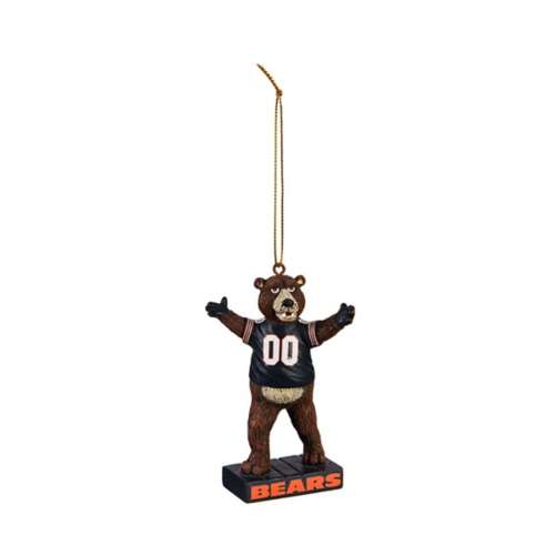 Evergreen Chicago Bears Mascot Statue Ornament
