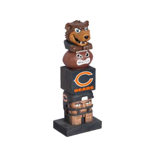 Evergreen Chicago Bears Tiki Totem 16" Garden Statue