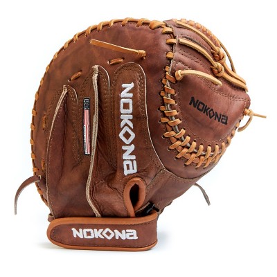 Nokona Walnut W-V3250 Velcro 32.5" Closed Web Fastpitch Catchers Mitt