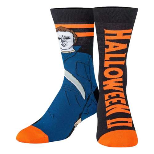Men's ODD SOX Halloween Michael Myers Crew Socks