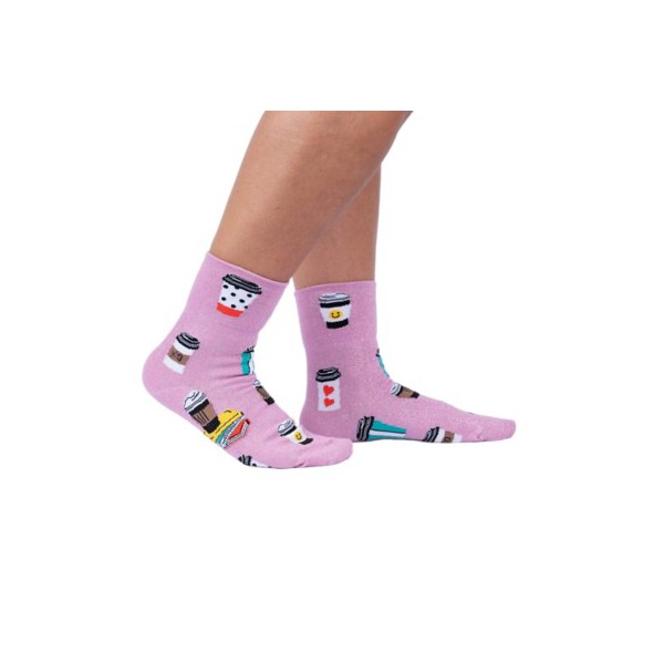 Women's Sock It To Me Sorry, Running Latte Crew/Ankle Crew Socks product image