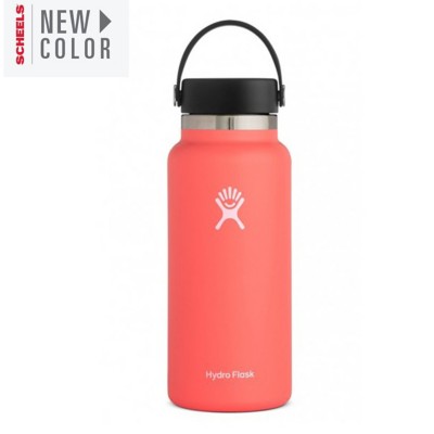 neon pink hydro flask