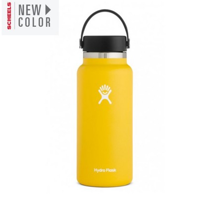 hydro flask yellow and pink