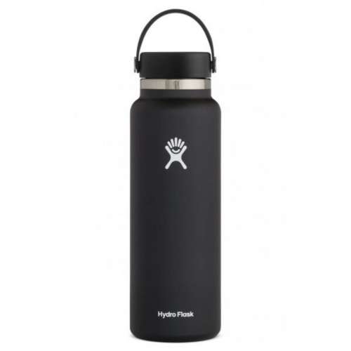 Iron Flask Wide Mouth Water Bottle With Straw Lid Waves 22 oz